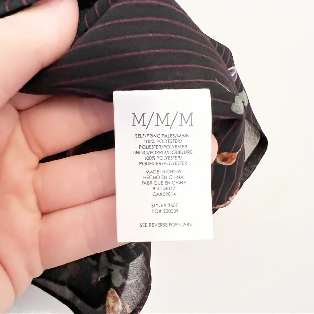 CAbi #3607 Pinstripe Floral Cami medium - Picture 8 of 11
